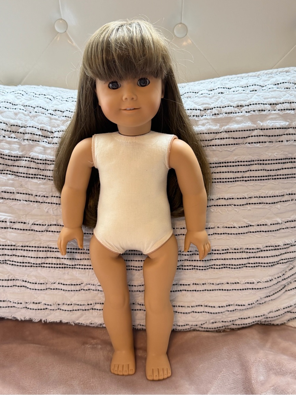 Pleasant Company White Body Samantha Doll with Dress